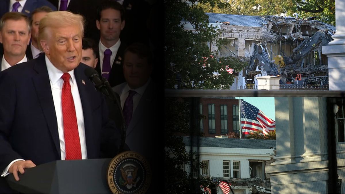 The White House Begins Demolition